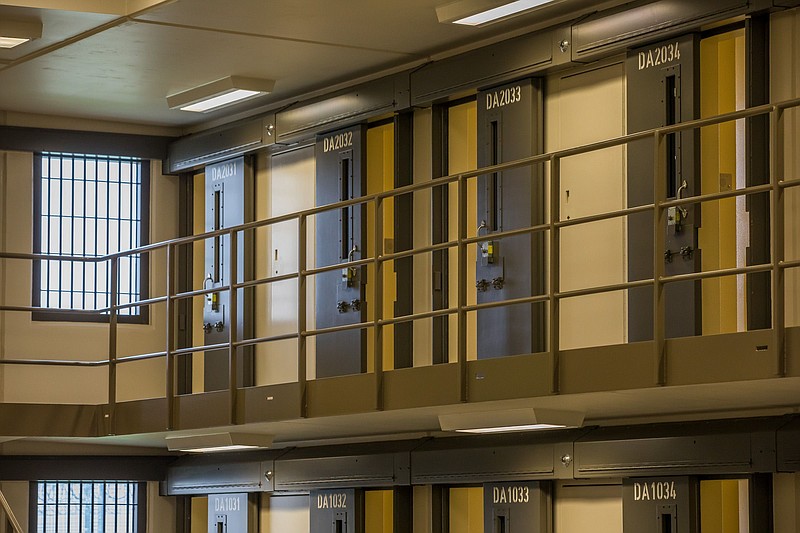 Interior of a state prison facility. (Credit: Commonwealth Media Services)