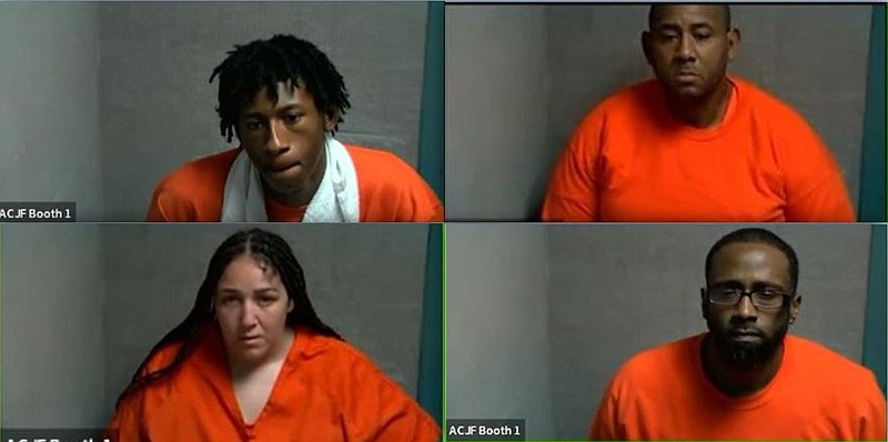 Clockwise from top left: Amir Butler, Charles Butler, Angelo Jones and Tiarra Rodriguez