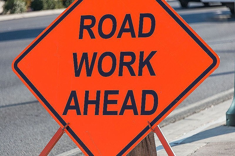 Road construction information.