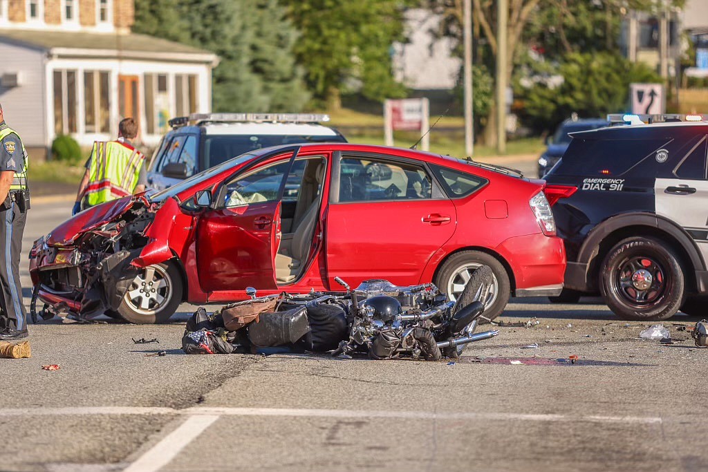 Emergency personnel respond to motorcycle accident with injuries Monday evening at Five Points intersection – North Penn Now