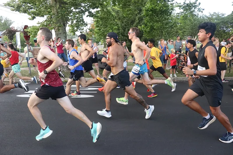 Hundreds of runners hit the streets of Souderton for the 29th annual 5K Moyer Run.