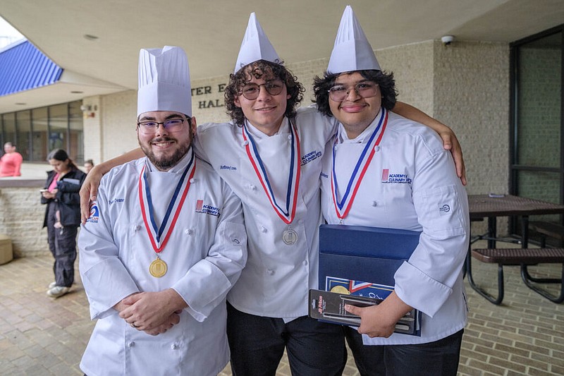 ATLANTIC CAPE/Graduates Tyler Deane, Anthony Love and Piero Bisbal-Coloma completed their studies at the first ever Cape May campus culinary cohort this year.