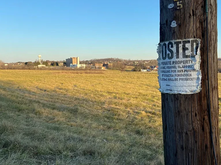 This view from Old State Road shows some of the farmland adjacent to Parkhouse Nursing and Rehabilitation Center, seen in the distance, that would be developed under proposals now before Upper Providence Township supervisors.