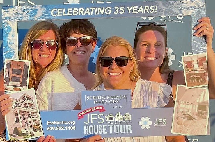 From left, JFS Volunteers Barbara Cohen and Pam Frank and JFS staffers Beth Joseph and Julia Tracy.