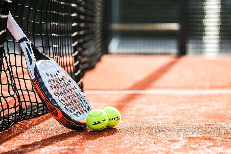 Pixabay/Padel paddle and balls.