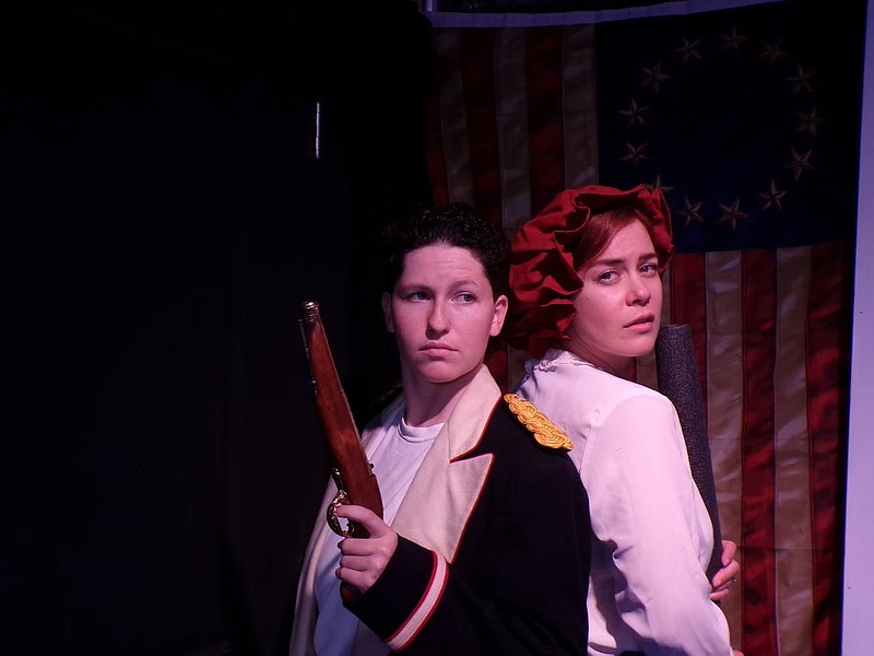 Local and U.S. hero Master Commandant Richard Somers will be portrayed by Finnigan Keane in the one-act ‘Richard Somers—Anatomy of a Hero,’ while Strathmere’s Ellen Cheney will play the lead role in ‘Molly Pitcher—Revolutionary Girl Power’ at Studio;Space in August. (Photo by John Alvarez)