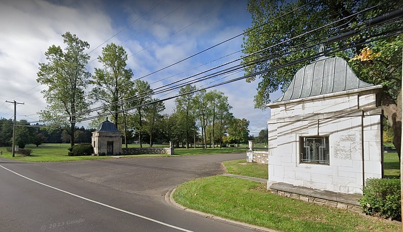 The entrance to Whitemarsh Memorial Cemetery. (Credit: Google Street View)