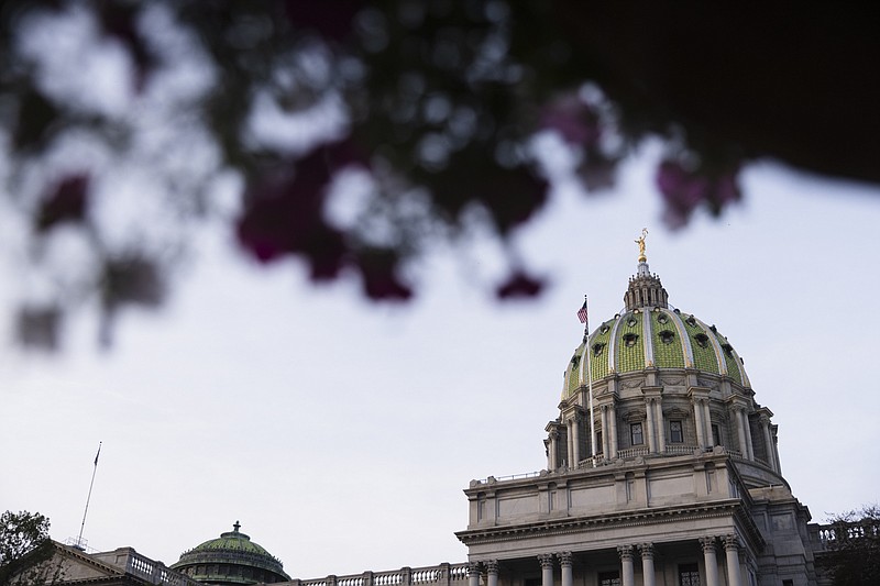 Pennsylvania State Capitol building in Harrisburg on July 26, 2023.