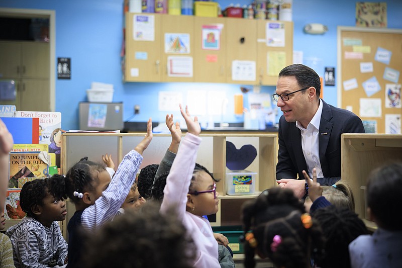 Gov. Josh Shapiro at YWCA York to highlight the expansion of the Child and Dependent Care Tax Credit. (Credit: Commonwealth Media Services)