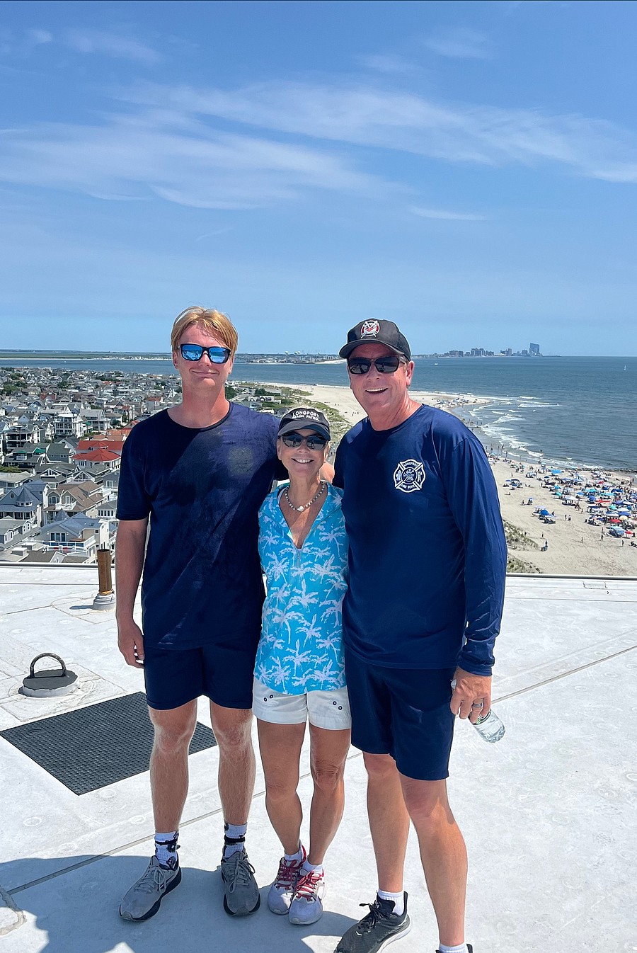 Patrick Armstrong Jr., Mom Krista and Dad Patrick Armstrong Sr, who is Deputy Chief of the Margate City Fire Department. They live in Longport.