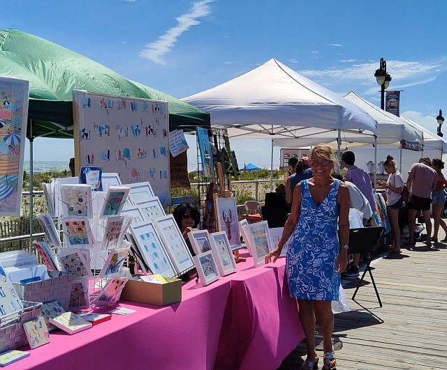 The Boardwalk Art Show features fine art in all forms. (Photos courtesy of Ocean City)