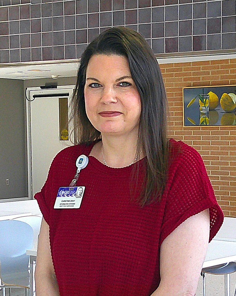 Christine Gray has received Shore Medical Center's Leadership Profile Award.