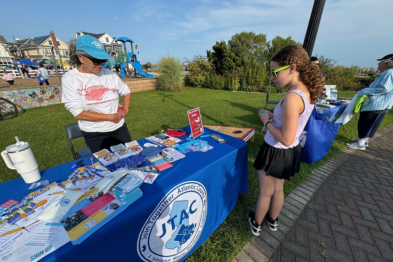 Kathy McFadden of Join Together Atlantic County provides the community with information about how to quit smoking and stay drug- and alcohol-free.