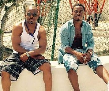 Demond Tally with his son, Demond Cottman, during a 2015 family trip to Grand Turk Island.