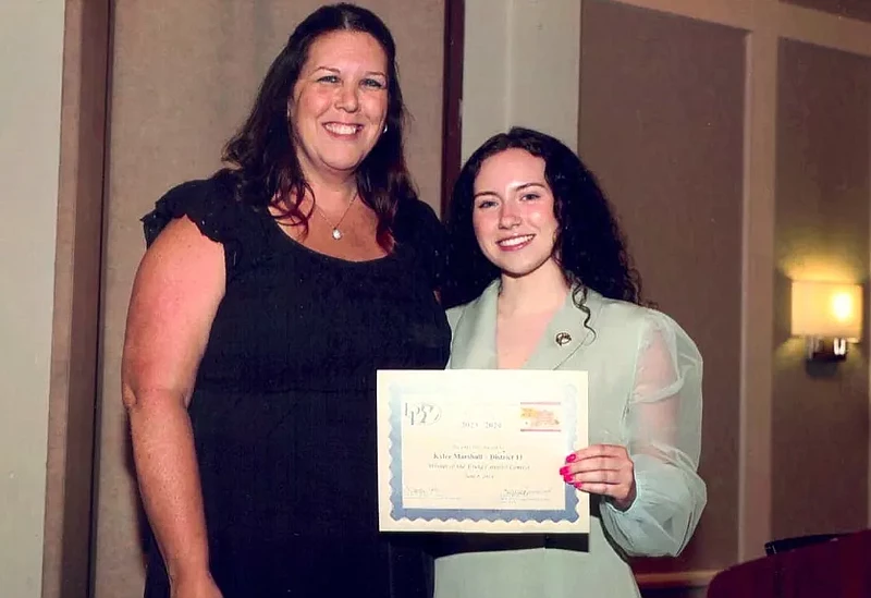 Kylee Marshall, a local aesthetician and owner of Sage Bliss Aesthetics, won the competition at the June BPW PA State Convention.