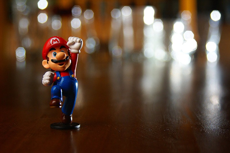 A Super Mario Bros. figurine. (Credit: Tom Newby / Flickr)