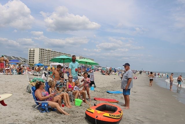 Sea Isle's beaches are crowded during the last full weekend in August.