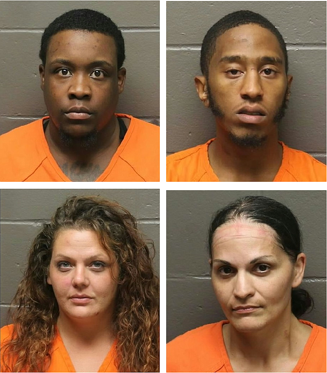 Clockwise from top left: Christine Burke, Manuel Alicea, Sara Bisher and Brianna Ross.