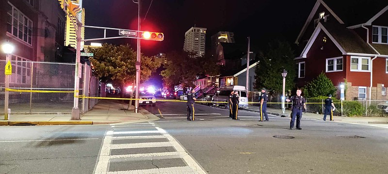 The street was blocked off. (Photo by Motii Viera)