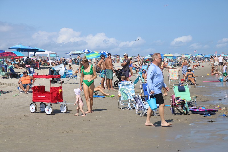 Crowds pack Ocean City beaches over Labor Day weekend.