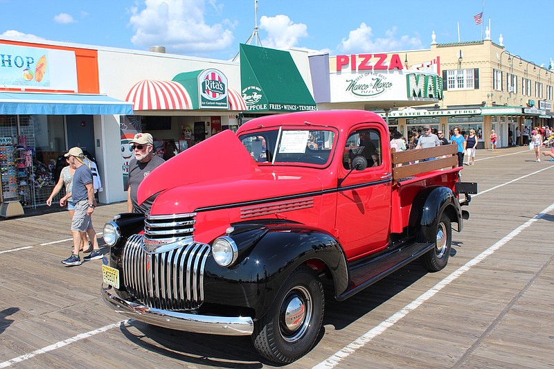 Street rods will roll down the Ocean City Boardwalk this weekend.(Photo courtesy of Ocean City)