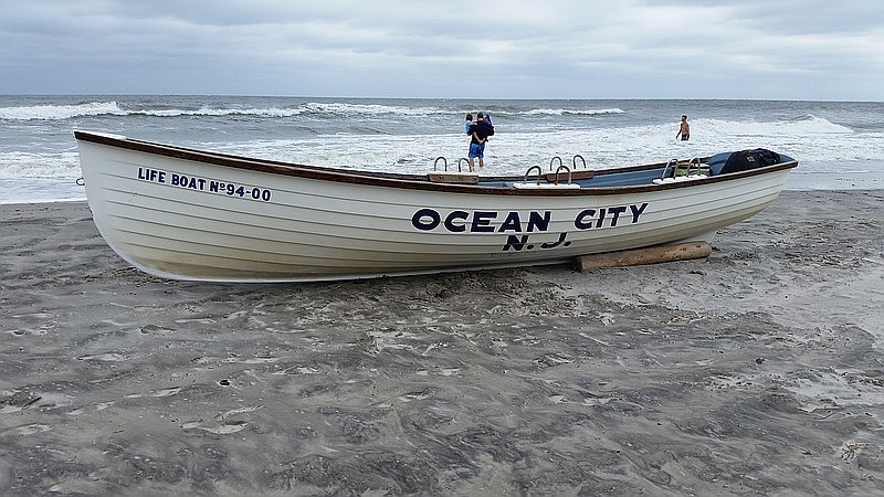 Ocean City lifeguard boat