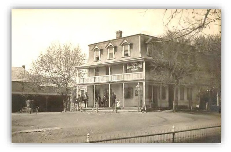 The first building in what one day became Kulpsville, was a home and inn along the Great Road operated by Mordecai Davis. See here with some late 19th or early 20th century changes.