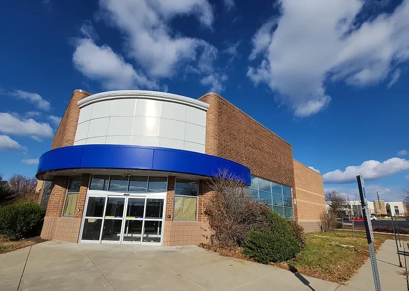 The former Rite Aid building at Valley Forge Road and Sumneytown Pike in Towamencin is seen in Nov. 2023. Photo by Dan Sokil.