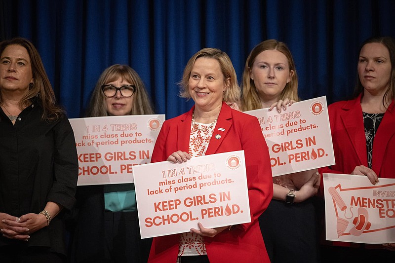 Senator Maria Collett (D-Montgomery/Bucks).Menstrual Health Equality..May 07, 2024.James Robinson | Pennsylvania Senate Democratic Caucus