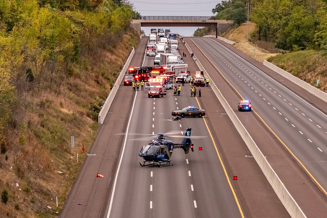 Injuries stemming from a motorcycle crash on PAExtension 476 has