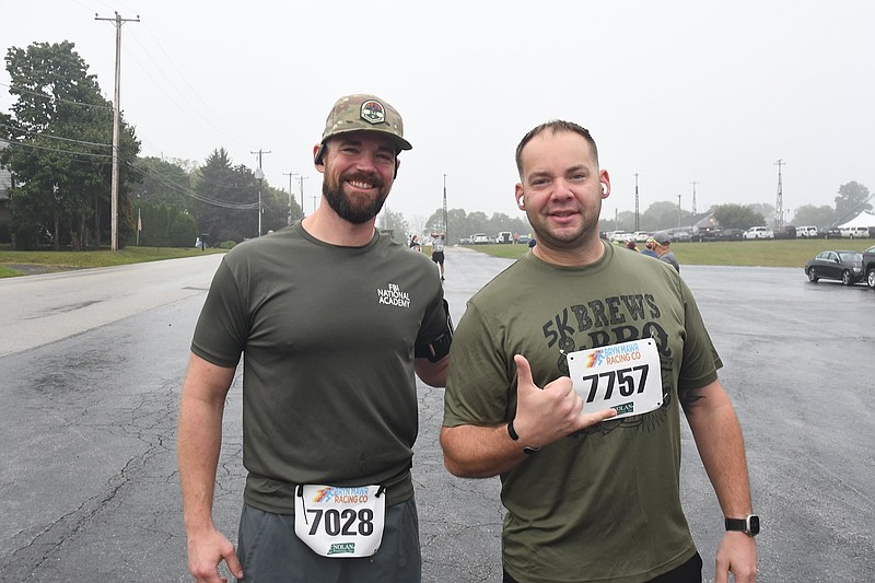 Lt. Ryan Sheehan, left, and firefighter Jason Adams. Credit: UPTDFES