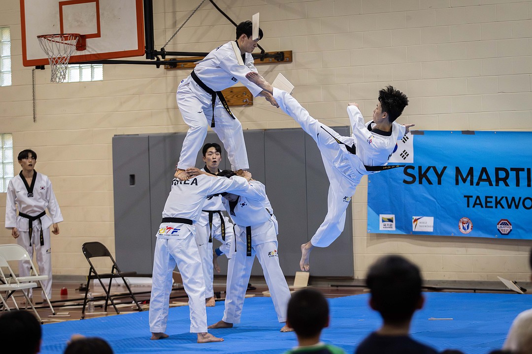 WATCH: Sky Martial Arts hosted the Korean National Demonstration Team