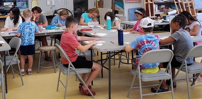 SJ Players/Young playwrites practice their craft at a workshop presented by the South Jersey Players group.