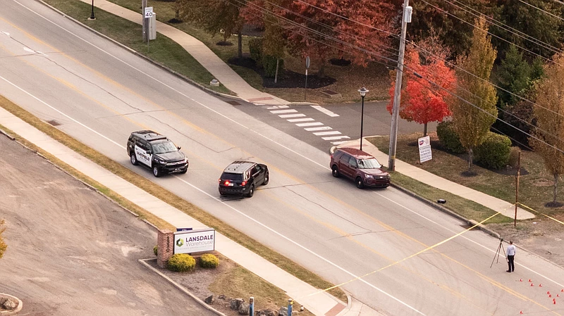 Police are investigating a body on North Broad Street in Hatfield.