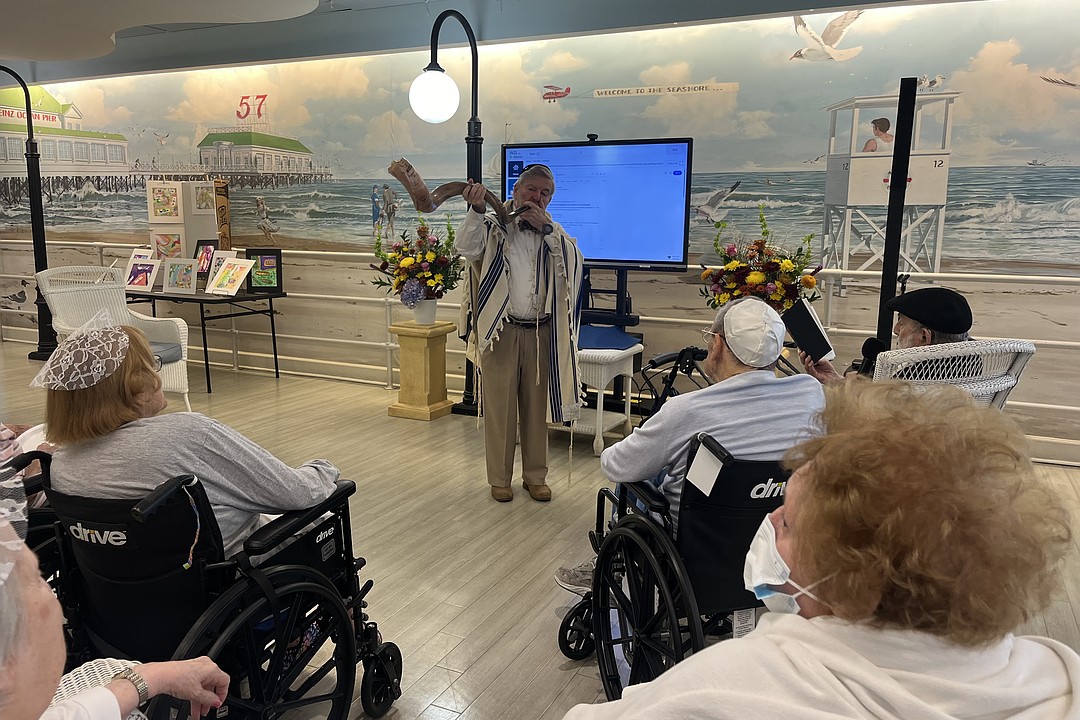 Seniors at Seashore Living Center celebrate High Holidays DownBeach