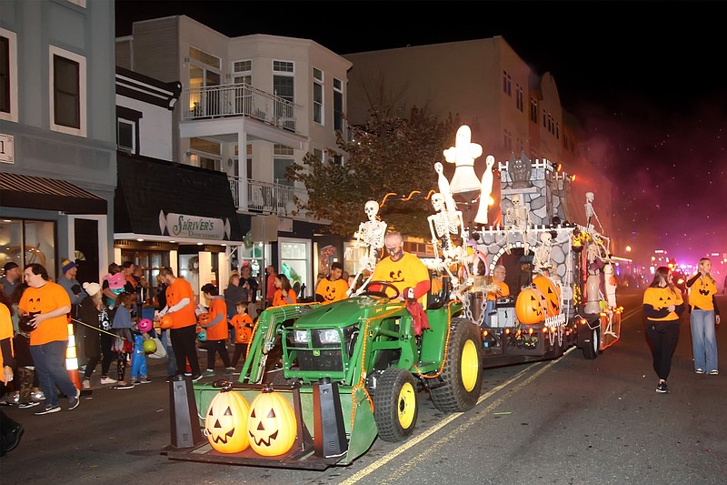 A spooky float rolls down Asbury Avenue during Ocean City's Halloween Parade. (Photos courtesy of Ocean City)