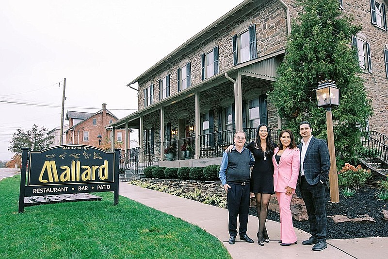 The Jimenez family outside The Mallard Restaurant in November 2023. (Credit: File photo.)