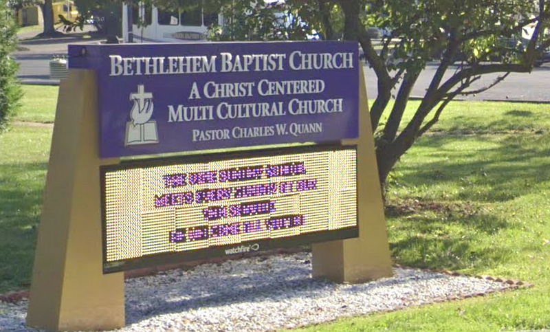 Bethlehem Baptist Church in Penllyn (Image courtesy of Google StreetView)