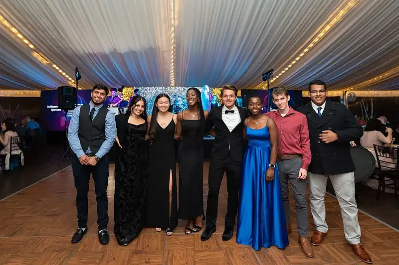 Guests and students gathering for cocktail hour during the inaugural Celebrating Student Success Gala held in 2022. (Photo Courtesy Staff at BCCC)