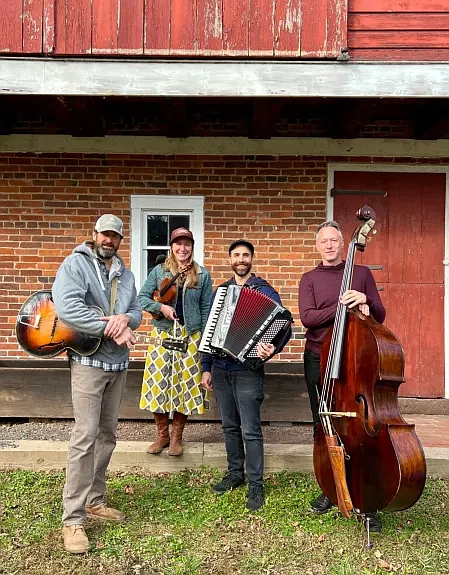 Pyrenesia band members pose for a picture. (Credit: Rose Moyer)