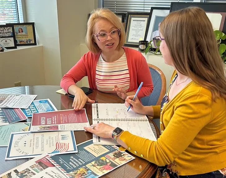 Montgomery County Recorder of Deeds Jeanne Sorg, left, will help residents protect their home from deed theft on Nov. 15. (Submitted Photo)