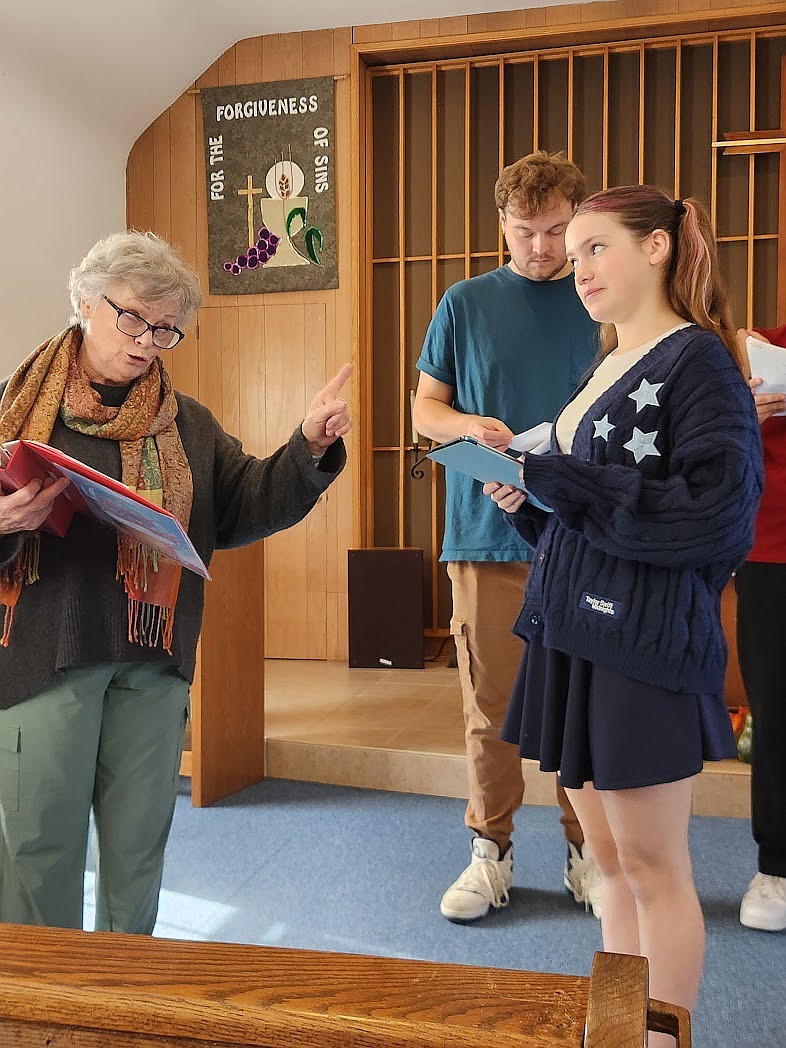 Gateway Playhouse rehearsal for Irving Berlin's 'White Christmas.'