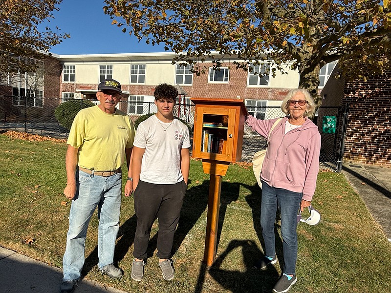 From left, Bill Morrill, Matthew Morill and Kathy Heitzman.