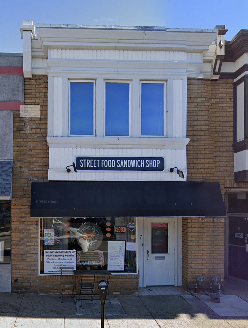 Street Food Sandwich Shop closed its doors last week. (Image courtesy of Google StreetView)