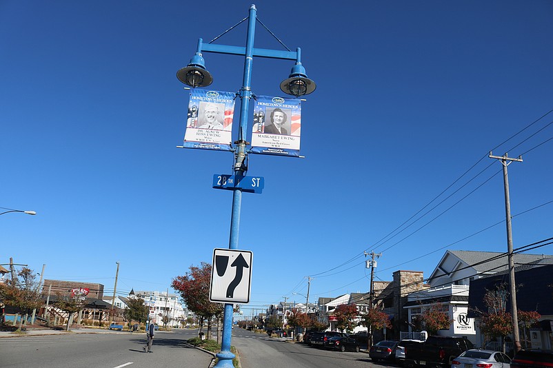 The Hometown Heroes banners along Dune Drive in Avalon will serve as a model for Sea Isle City's program.