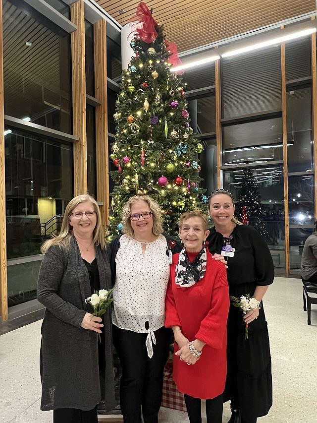 The "Tree of Lights" in the lobby of Shore Medical Center allows donors to remember a loved one. (Photo courtesy of Shore Medical Center)