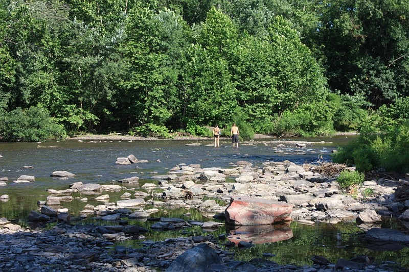 Perkiomen Creek in Creamery (Credit: Montgomery County Planning Commission).