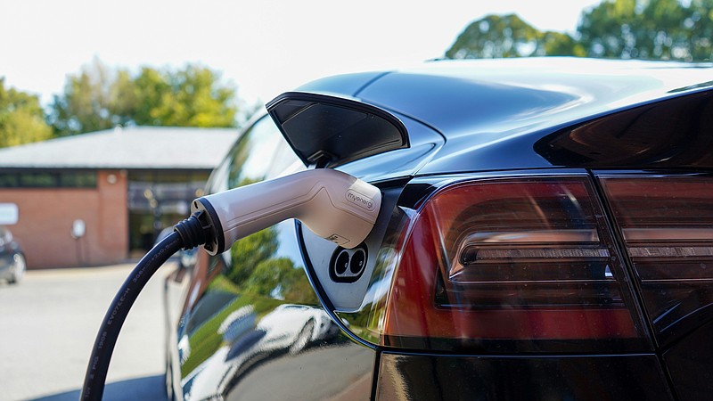 Electric car charging station (Credit: myenergi / Unsplash.com)