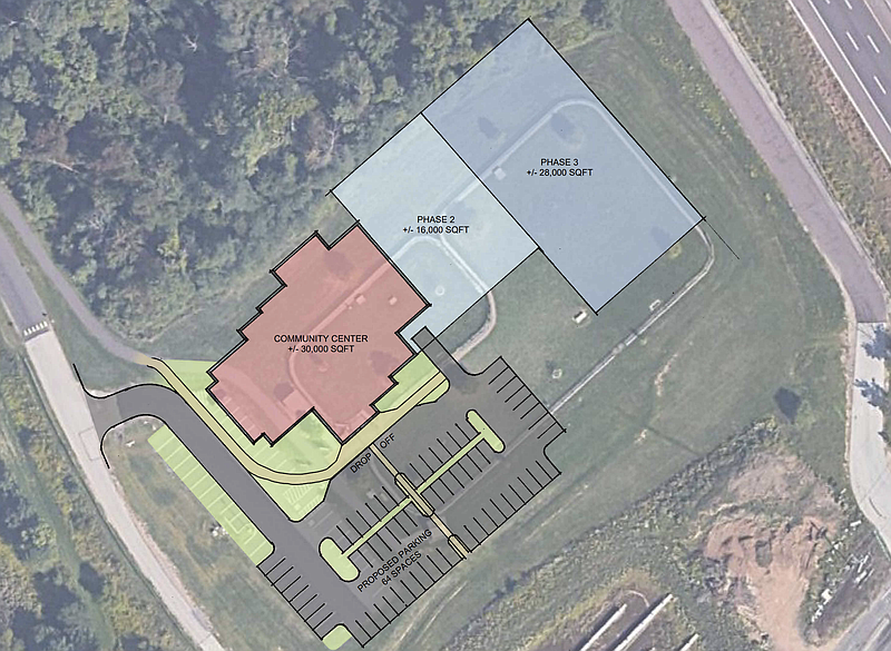 Whitpain's plans from a Blue Bell-based community center continue. (Image courtesy of Whitpain Township)