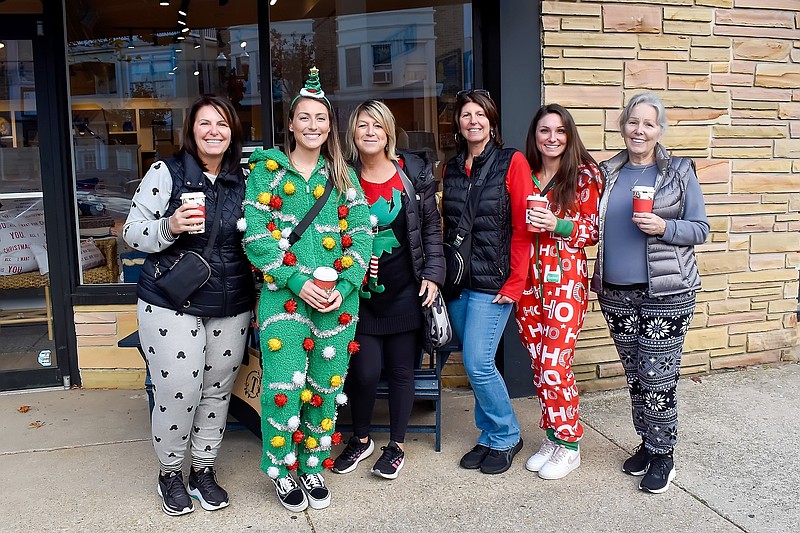 Shoppers traditionally wear pajamas while hitting the downtown stores. (Photo courtesy of Ocean City)